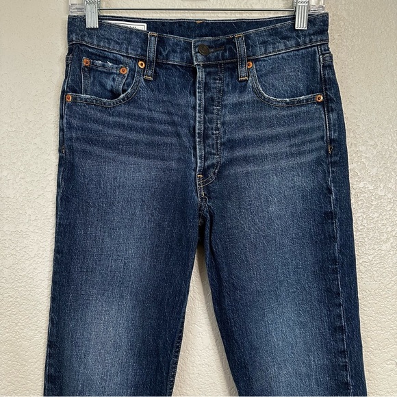 GAP Cheeky Straight High Rise Raw Hem Women’s Jeans, Size 27 | 4P - Picture 3 of 13